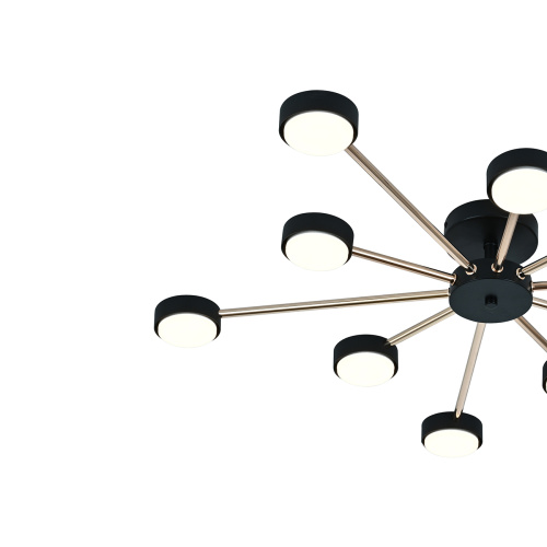 Светильник на штанге 120008/10R GX53*15W Black/Gold фото 3 Светильник на штанге 120008/10R GX53*15W Black/Gold фото 3