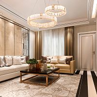 Люстра Cloyd RADIANTA C1 / Ø46 см - золото (арт.11230)