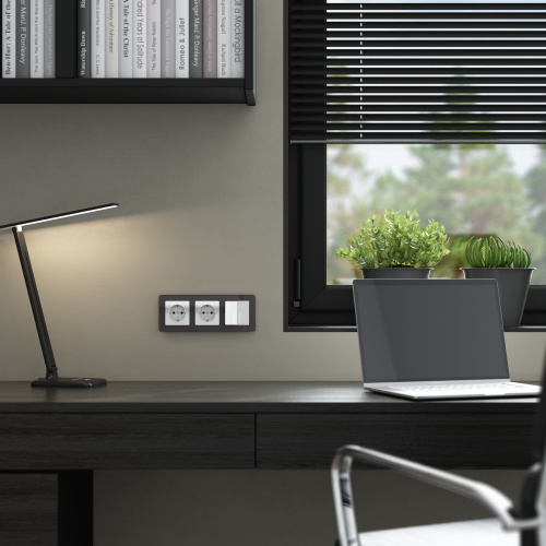 Розетка с заземлением (белый акрил) W1171041 фото 3 Розетка с заземлением (белый акрил) W1171041 фото 3