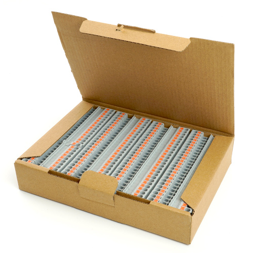 Зажим пружинный, 2-проводной проходной ЗНИ - 2,5 ,JXB PT 2,5, серый LD572-1-25 фото 5