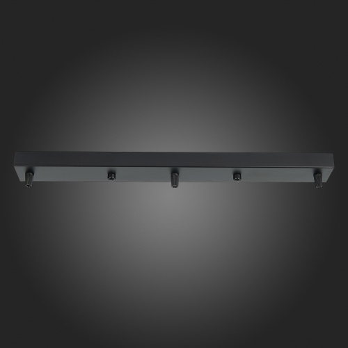 SL001.413.03 Потолочное крепление на 3 лампы (прямоугольное) ST-Luce Черный SL1 фото 2