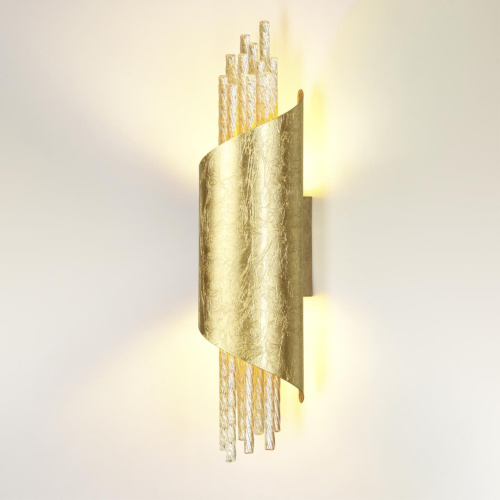 3901/5W L-VISION ODL20 521 золотистый/стекло/металл Настенный светильник LED 4000K 5W 220V MONICA фото 6