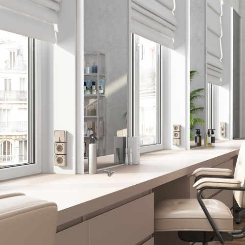 Розетка с заземлением, шторками и USB тип A+C Gallant шампань рифленый W5071710 фото 3 Розетка с заземлением, шторками и USB тип A+C Gallant шампань рифленый W5071710 фото 3