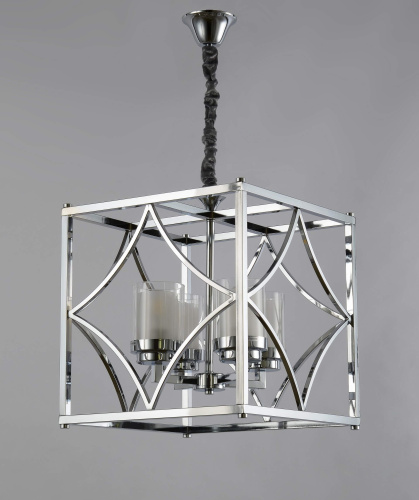 Подвесная люстра Lumina Deco Quadrato LDP 1223-4 CHR фото 3