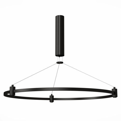 ST025.403.00 Шинопровод-кольцо FARM с подвесами и основанием под блок питания ST-Luce Черный FARM фото 2