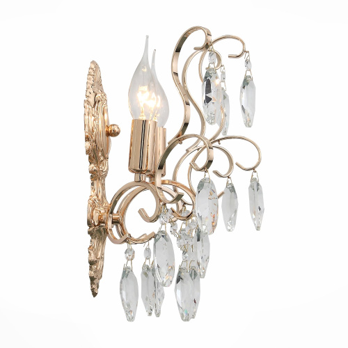 SL846.201.02 Бра ST-Luce Золотистый/Прозрачный E14 2*40W ORECCHINI фото 10