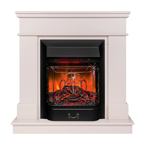 Электрокамин RealFlame Selena STD PN пудра с очагом Majestic Lux Black RC