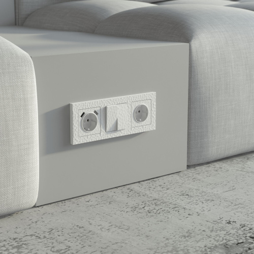 Рамка из поликарбоната на 3 поста Hammer белый W0032401 фото 2 Рамка из поликарбоната на 3 поста Hammer белый W0032401 фото 2