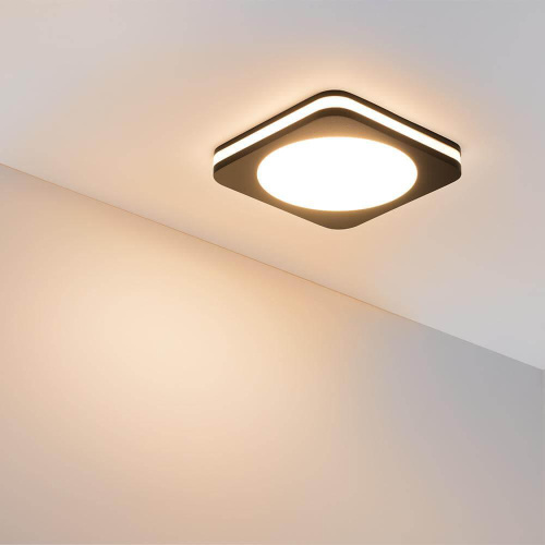 Встраиваемый светодиодный светильник Arlight LTD-80x80SOL-BK-5W Warm White 022555 фото 6