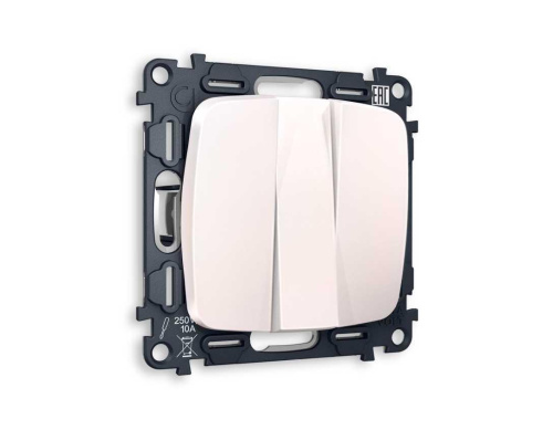 Комплект механизма 3-кл выключателя AMBRELLA VOLT OMEGA Жемчуг QUANT (OP2050, VM133) MO205010 Комплект механизма 3-кл выключателя AMBRELLA VOLT OMEGA Жемчуг QUANT (OP2050, VM133) MO205010