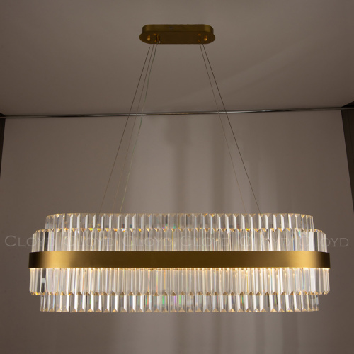 Люстра Cloyd BROTIGAN-C C1 / шир. 100 см - латунь (арт.10772) фото 2 Люстра Cloyd BROTIGAN-C C1 / шир. 100 см - латунь (арт.10772) фото 2