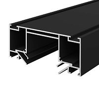 ST1047.439.02 Профиль для монтажа 48 под натяж. потолок ST-Luce Черный L3000мм (Заглуш внеш 2 в ком) SKYLINE 48+