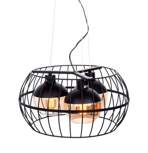 Подвесной светильник Lumina Deco Optis LDP 11765-3 BK фото 2