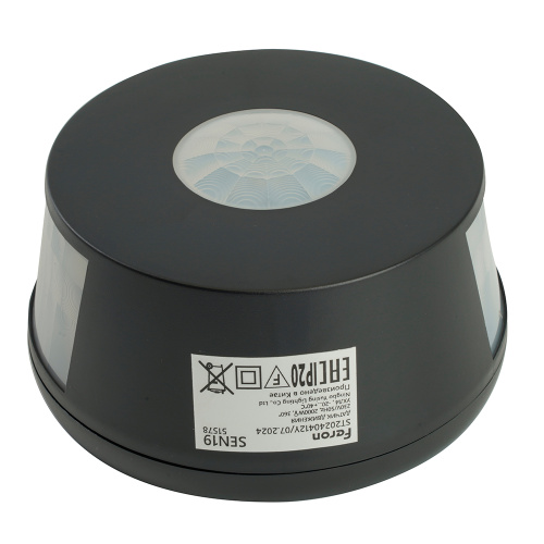 Датчик движения 2000W 30m  360°(верт.) чёрный SEN19 фото 2