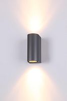 370599 STREET NT19 756 темно-серый Ландшафтный светильник IP54 GU10 2*50W 220V LANDSCAPE