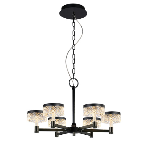 Люстра MD21020075-6A matt black фото 2