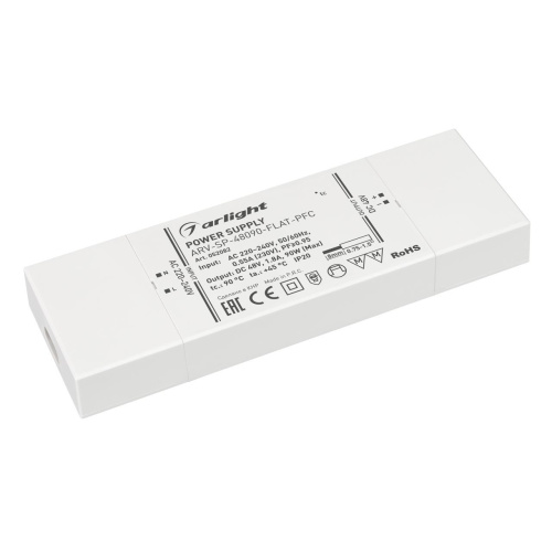Блок питания ARV-SP-48090-FLAT-PFC (48V, 1.8A, 90W) Arlight 052082 Блок питания ARV-SP-48090-FLAT-PFC (48V, 1.8A, 90W) Arlight 052082