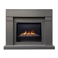 Электрокамин RealFlame Lindelse 26 GR серый, графит c очагом 3D Cassette 630