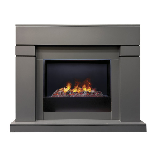 Электрокамин RealFlame Lindelse 26 GR серый, графит c очагом 3D Cassette 630