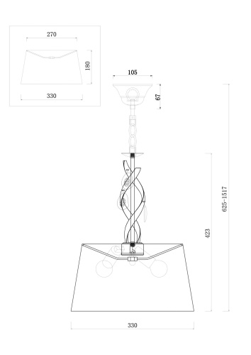 Подвесной светильник Freya FR2001PL-03G фото 2 Подвесной светильник Freya FR2001PL-03G фото 2