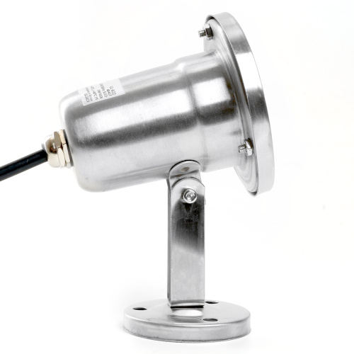 Светодиодный прожектор подводный Feron LL-822, 3W, AC/DC24V, низковольтный, 2700K, металлик, 80*80*130mm, IP68 фото 3