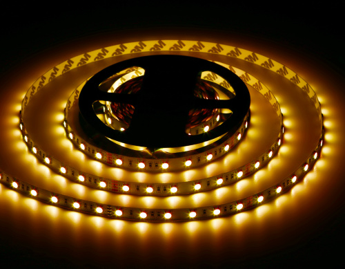 Светодиодная лента 24В 5050 60Led 14.4Вт/м Цветная RGB IP20 5м фото 4