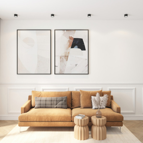 DK2601-BK Светильник накладной LUND, IP 20, до 15 Вт, GX53, LED, черный, алюминий фото 2