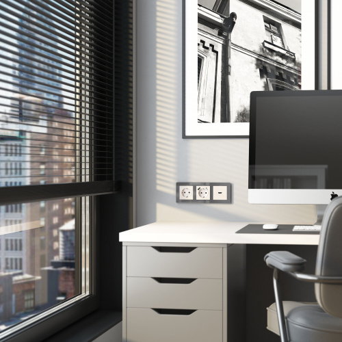 Накладка для розетки HDMI (перламутровый рифленый) WL13-HDMI-CP фото 2