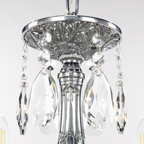 Люстра с хрустальными подвесками AL79101/6/175 B Ni Bohemia Ivele Crystal (Богемия Ивеле Кристалл) фото 7