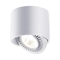 358813 OVER NT21 432 белый Светильник накладной светодиодный IP20 LED 18W 1600Лм 4000K 220V GESSO