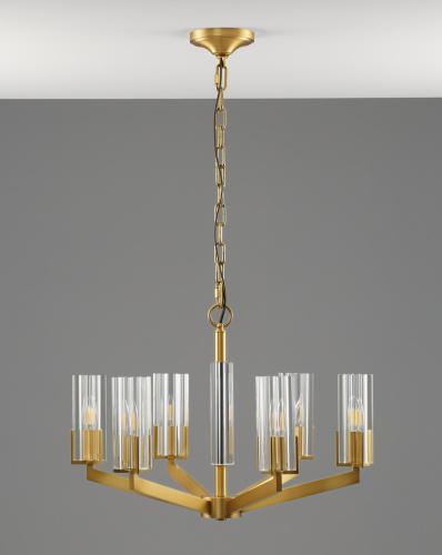 Люстра подвесная Moderli V11074-6P Brass фото 3 Люстра подвесная Moderli V11074-6P Brass фото 3
