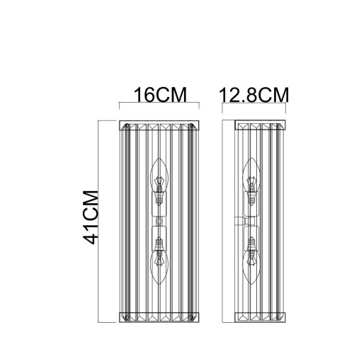 Настенный светильник Arte Lamp Fortuna A1069AP-2GO фото 5