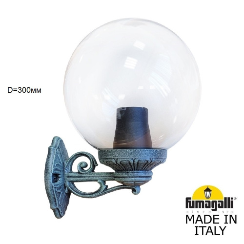 Fumagalli Светильник уличный настенный FUMAGALLI BISSO/G300 G30.131.000.VXE27 Fumagalli Светильник уличный настенный FUMAGALLI BISSO/G300 G30.131.000.VXE27