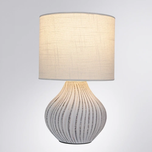 Декоративная настольная лампа Arte Lamp NUSAKAN A5034LT-1WH фото 2 Декоративная настольная лампа Arte Lamp NUSAKAN A5034LT-1WH фото 2