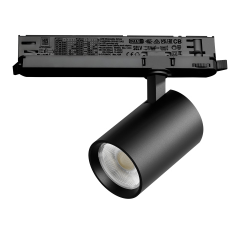 A5247DALI Светильник ALTA BASE для трековой системы Quattro с управлением DALI LED 24W 3040LM 24G ЧЕРНЫЙ 4000K с адаптером (215247 + 594067) A5247DALI Светильник ALTA BASE для трековой системы Quattro с управлением DALI LED 24W 3040LM 24G ЧЕРНЫЙ 4000K с адаптером (215247 + 594067)