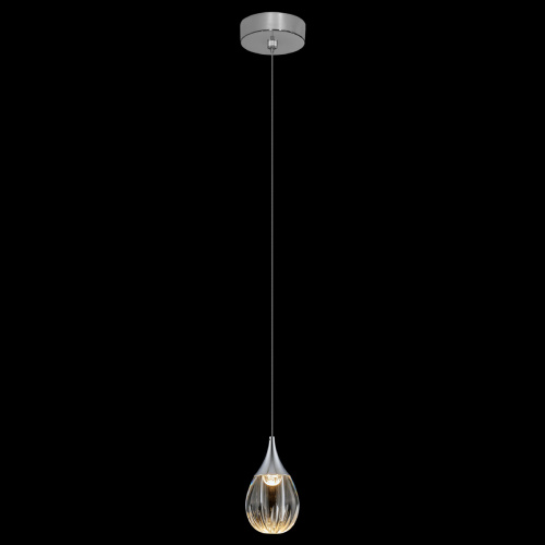 Подвесной светильник MD24001004-1A chrome/clear фото 2 Подвесной светильник MD24001004-1A chrome/clear фото 2