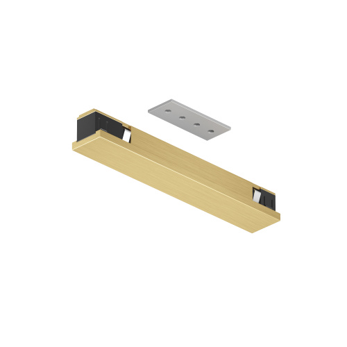 TR5722-SB Электрический коннектор прямой для трека SHINE BASE, 48V DC, IP20, сатинированная латунь, алюминий фото 5