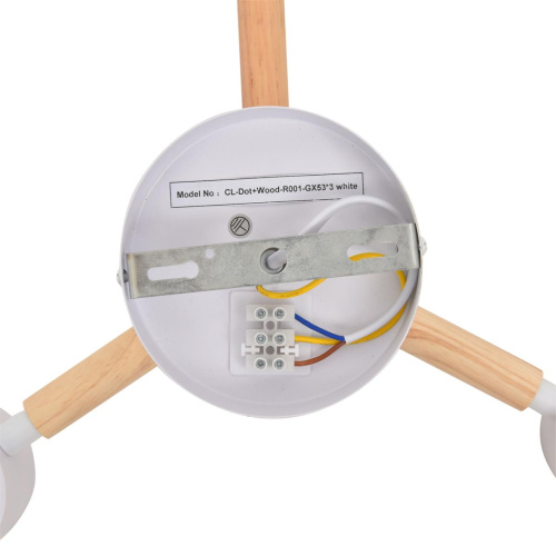 8306/3C COMFI LN26 333 белый, металл/дерево Светильник потолочный GX53 LED 3*7W 220V VUDI фото 5 8306/3C COMFI LN26 333 белый, металл/дерево Светильник потолочный GX53 LED 3*7W 220V VUDI фото 5
