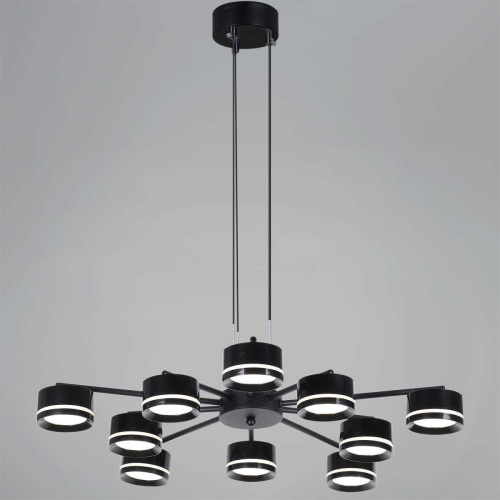 Подвесная люстра Reluce 19490-0.4-5+5 Black Подвесная люстра Reluce 19490-0.4-5+5 Black