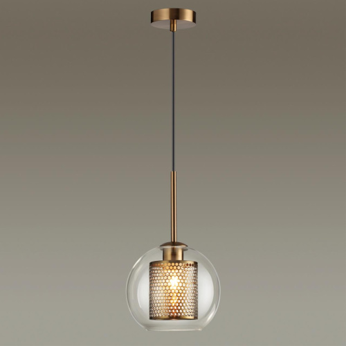 4939/1 PENDANT ODL22 401 античн.бронза/металл/прозрачный/стекло Подвес E27 1*40W CLOCKY фото 4 4939/1 PENDANT ODL22 401 античн.бронза/металл/прозрачный/стекло Подвес E27 1*40W CLOCKY фото 4