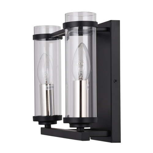 SL334.401.02 Бра ST-Luce Черный, Никель/Прозрачный E14 2*60W BICHERO фото 9