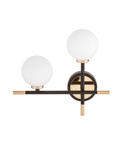 Бра Lumina Deco Marsiada LDW 6033N-2 BK+FGD фото 2 Бра Lumina Deco Marsiada LDW 6033N-2 BK+FGD фото 2