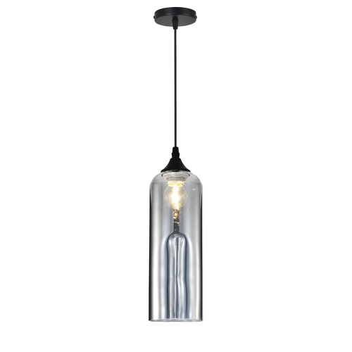 Подвесной светильник Escada 2110/1S E27*40W Black/Smoke Подвесной светильник Escada 2110/1S E27*40W Black/Smoke