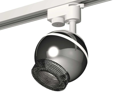 Комплект трекового светильника Ambrella light Track System XT1104002 PSL/BK серебро полированное/тонированный (A2520, C1104, N7192)