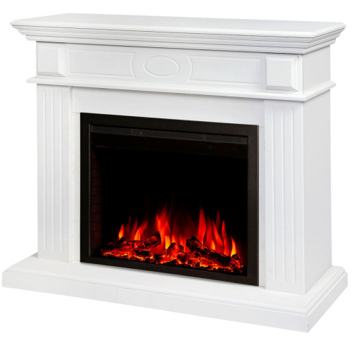 Электрокамин RealFlame Leda 24/25,5 WT белый матовый с очагом Saphir 25,5 фото 3 Электрокамин RealFlame Leda 24/25,5 WT белый матовый с очагом Saphir 25,5 фото 3