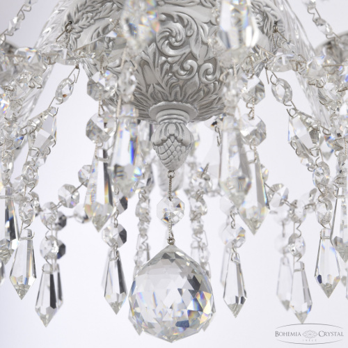 Люстра с хрустальными подвесками AL16303/8/160 WMN Bohemia Ivele Crystal (Богемия Ивеле Кристалл) фото 4