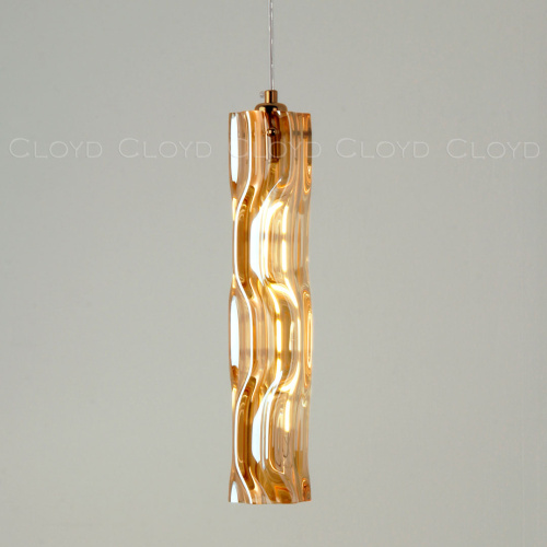 Подвесной светильник Cloyd ICEBERG-A P1 / Ø8 см - латунь - янтарное стекло (арт.11642) Подвесной светильник Cloyd ICEBERG-A P1 / Ø8 см - латунь - янтарное стекло (арт.11642)