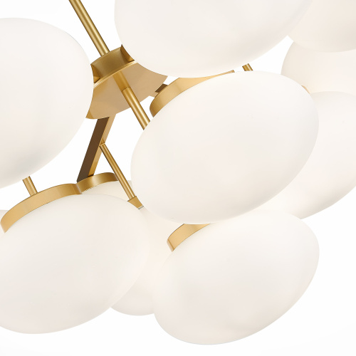 SL1503.203.13 Люстра потолочная ST-Luce Золотистый/Белый E27 13*40W MODICA фото 2