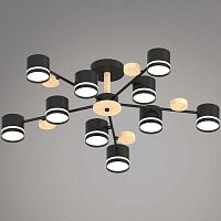 Люстра Reluce 68730-0.3-10 GX53 BK+WOOD