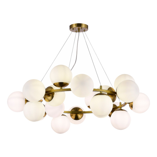 SLE1191-203-20 Светильник подвесной Золотистый/Белый E27 20*60W FRATTA фото 3